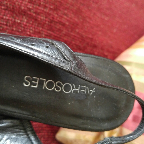 Aerosols sling back leather pump - Picture 3 of 3